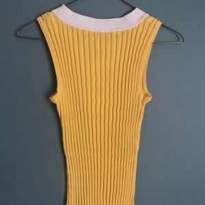 Sunshine yellow tank top petite small fits like XS